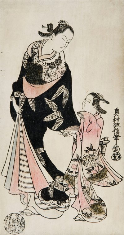 Woodcut by Okumura Masanobu